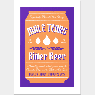 Male Tears Bitter Beer - Can Posters and Art